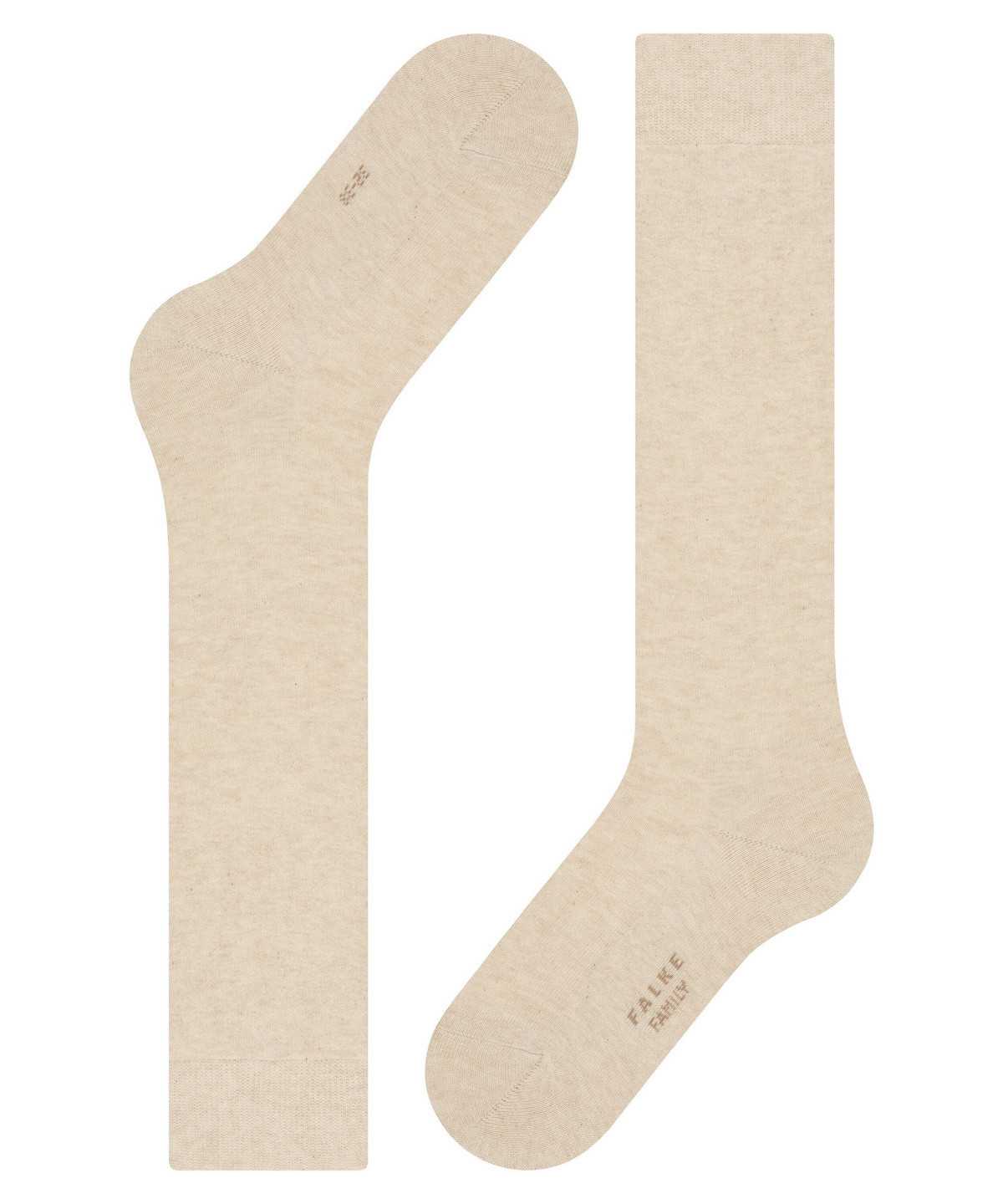 Women Falke Family Knee-high Socks Socks Beige | UOLCXZ098