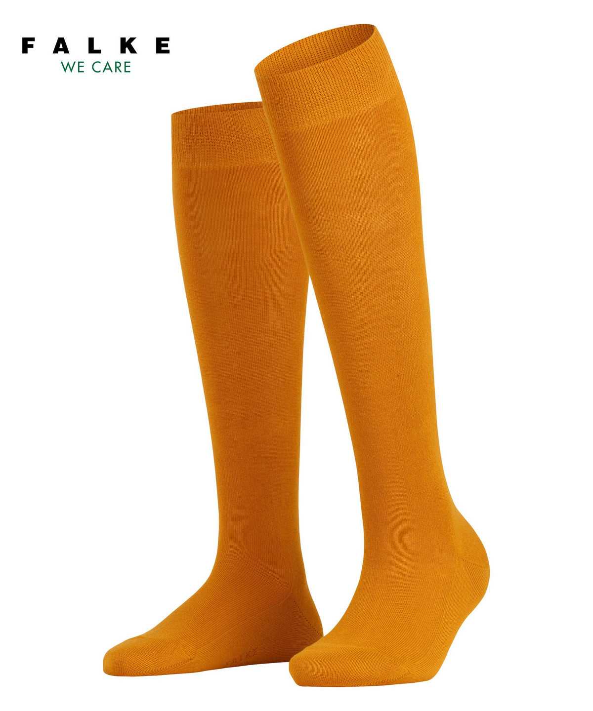 Women Falke Family Knee-high Socks Socks Yellow | IEONSC189