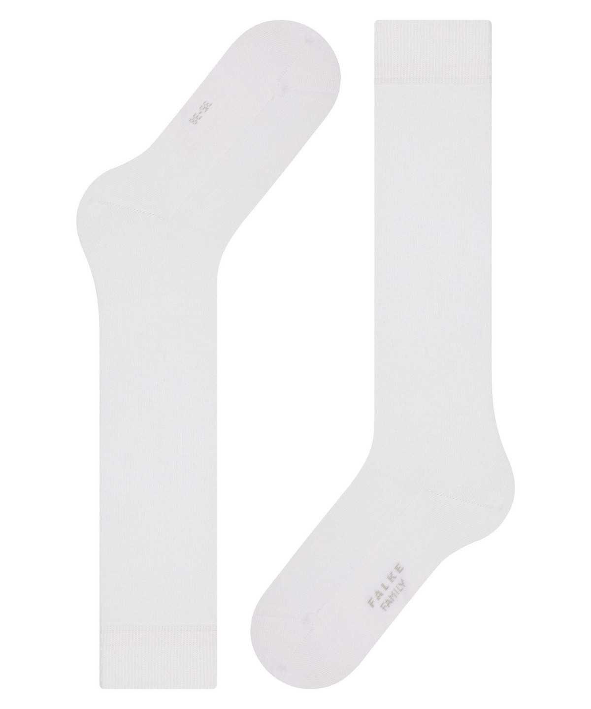 Women Falke Family Knee-high Socks Socks White | YMOHVQ590