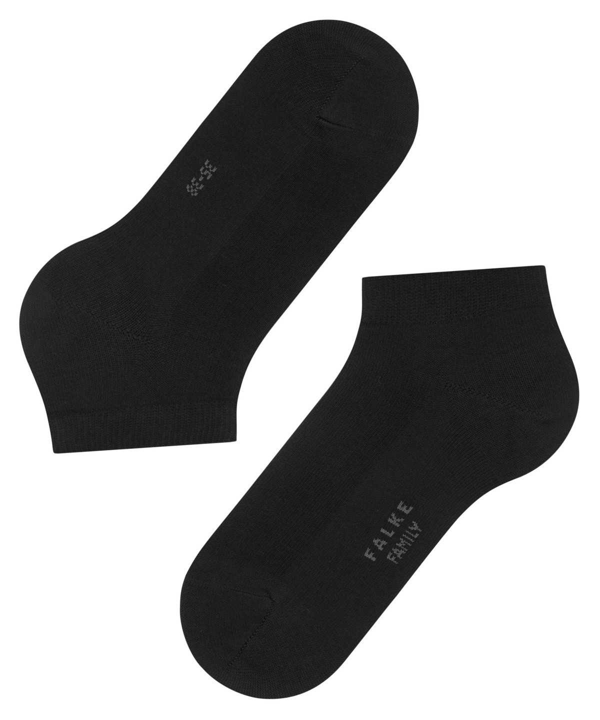 Women Falke Family Sneaker socks Socks Black | WNTLBG472