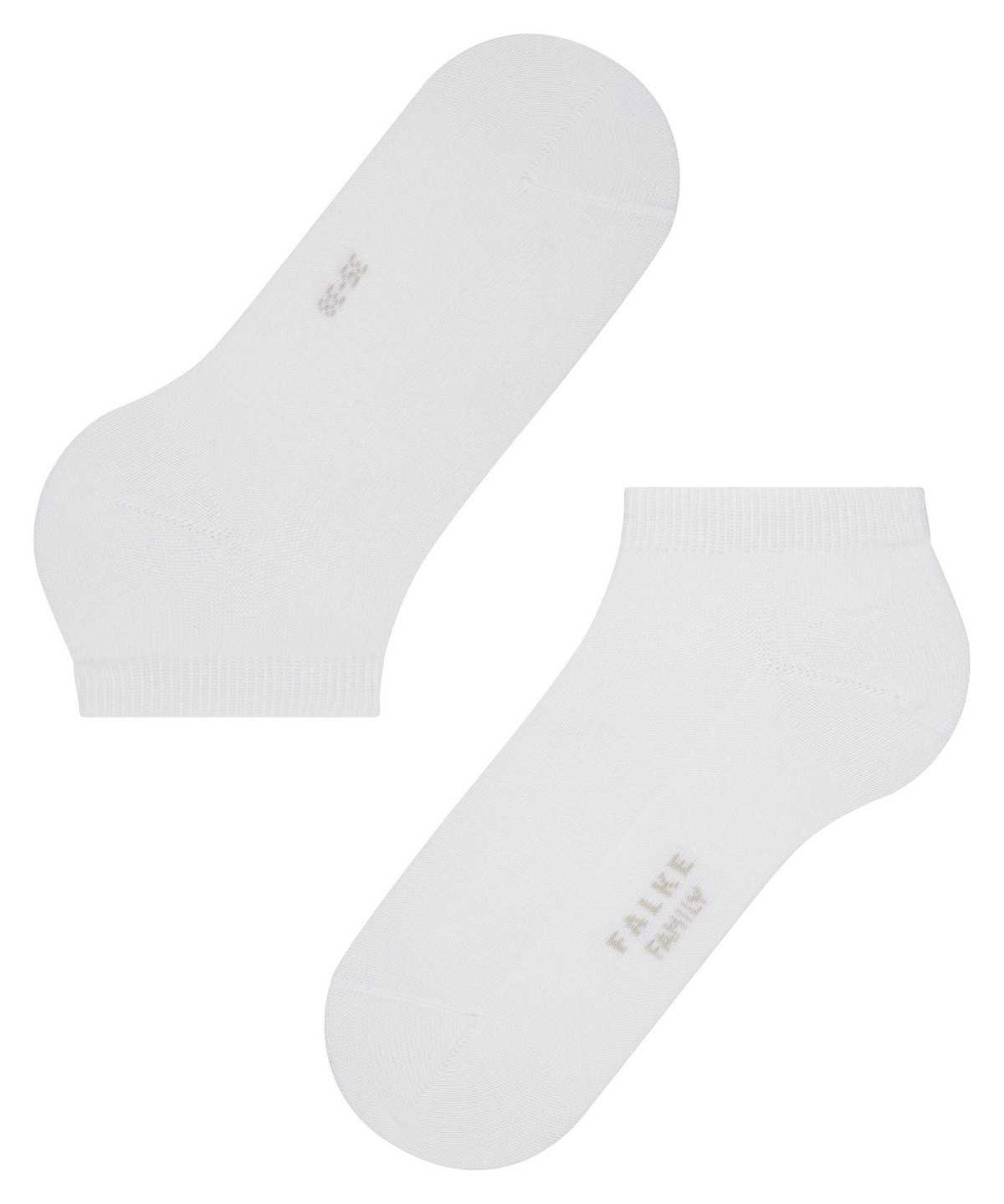 Women Falke Family Sneaker socks Socks White | RWKSLG680