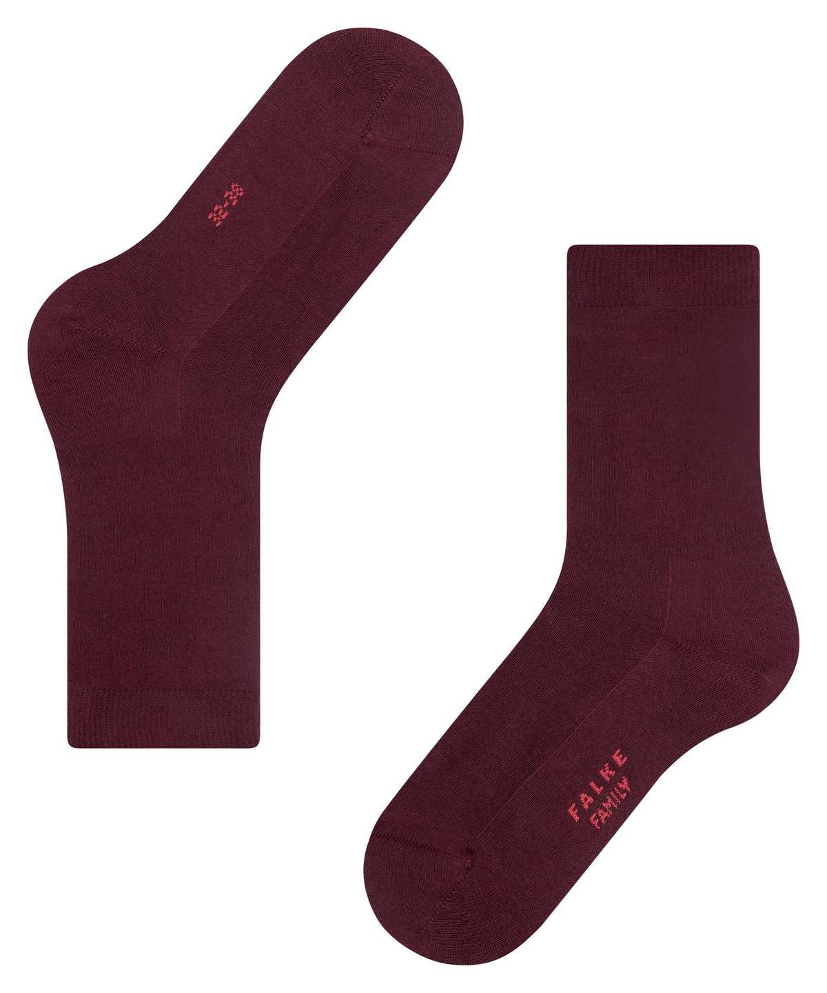 Women Falke Family Socks Socks Red | TYFJWK968