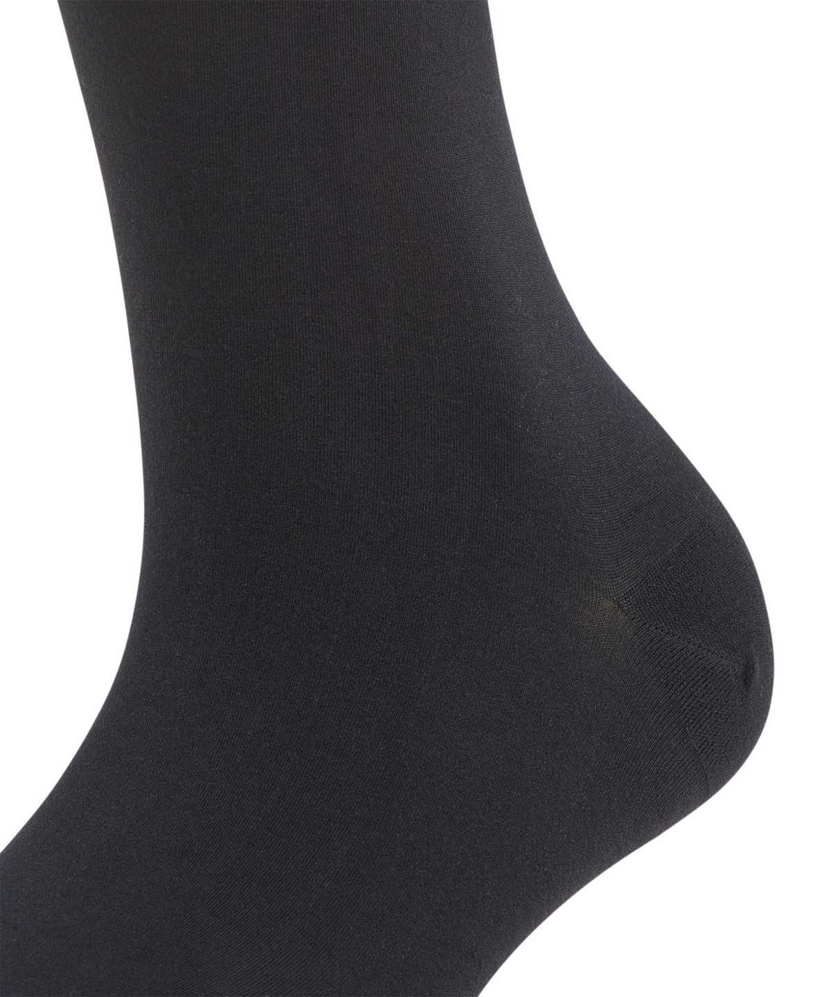 Women Falke Fine Softness 50 DEN Knee-high Socks Socks Black | MWKUCX430