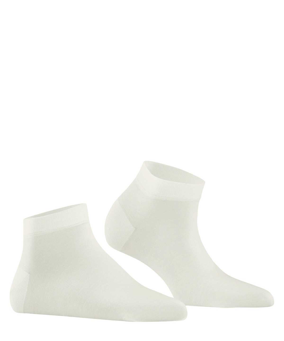 Women Falke Fine Softness 50 DEN Sneaker socks Socks White | KTWGXQ435