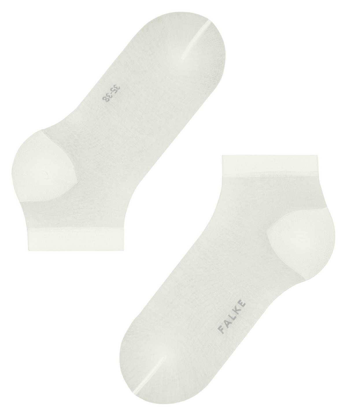 Women Falke Fine Softness 50 DEN Sneaker socks Socks White | KTWGXQ435