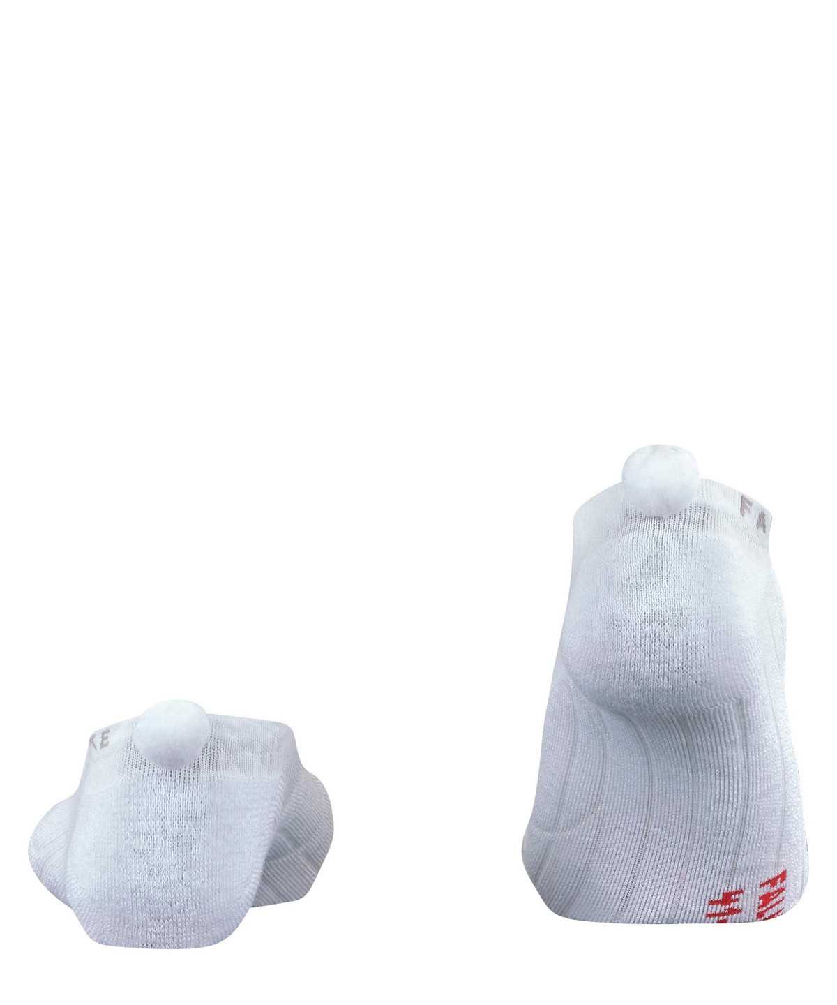 Women Falke GO2 Pompom Golf Invisibles Sports Socks White | TIAFGJ943