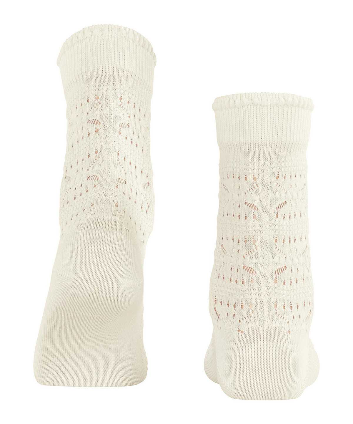 Women Falke Granny Square Socks Socks White | YNCDWJ690