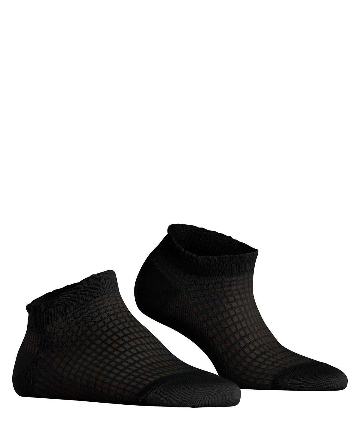 Women Falke Grassbraid Sneaker Socks Socks Black | FWOKXR245