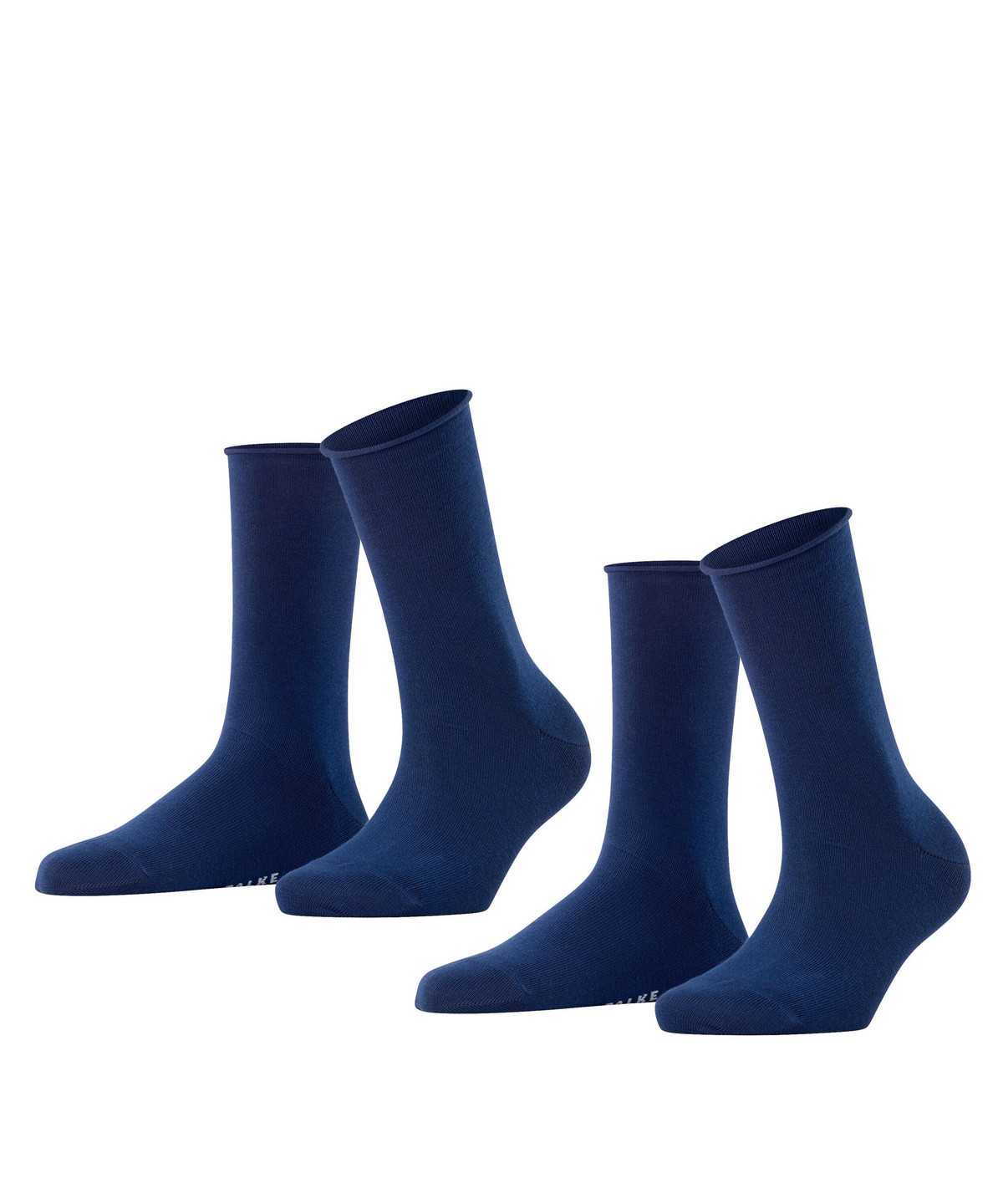 Women Falke Happy 2-Pack Socks Socks Blue | DRLYTM394