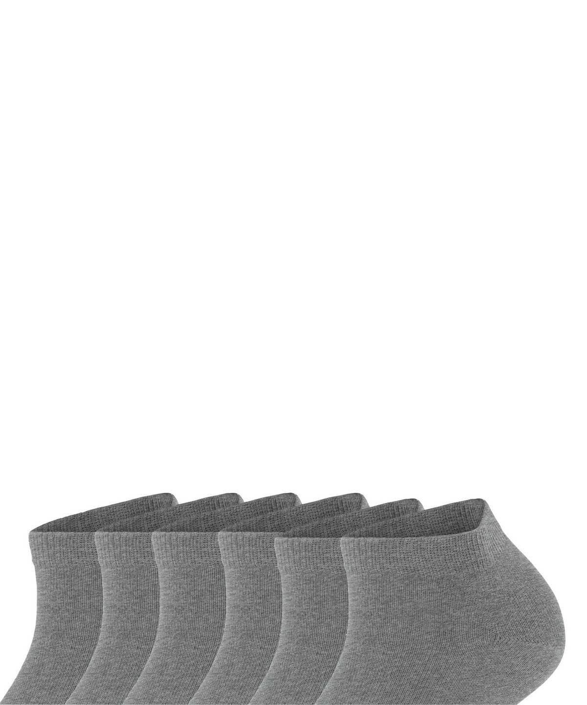 Women Falke Happy 6-Pack Sneaker socks Socks Grey | GADBZL064