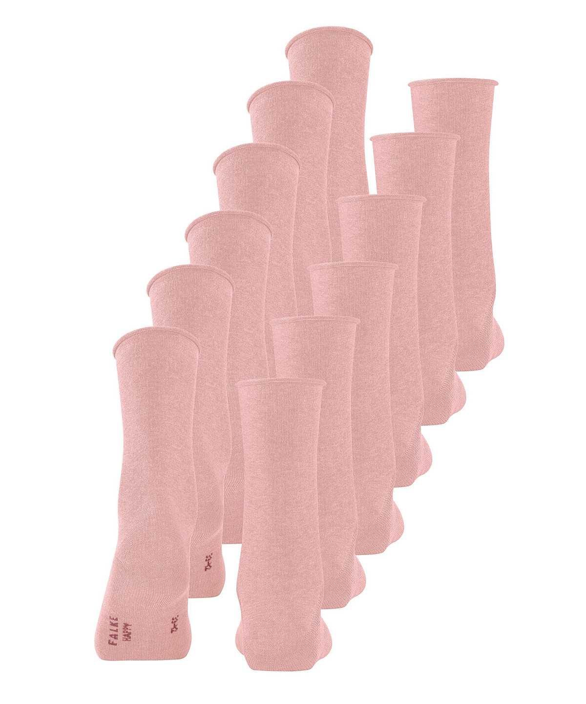 Women Falke Happy 6-Pack Socks Socks Pink | AZDSWI461