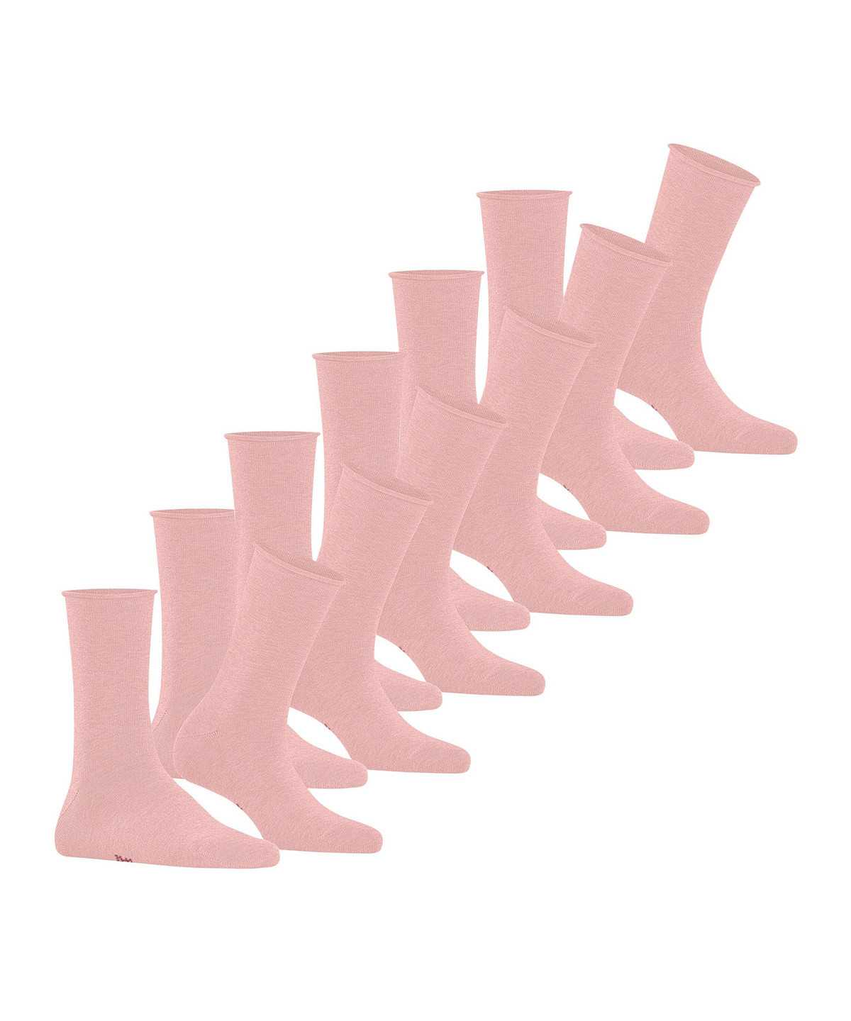 Women Falke Happy 6-Pack Socks Socks Pink | AZDSWI461