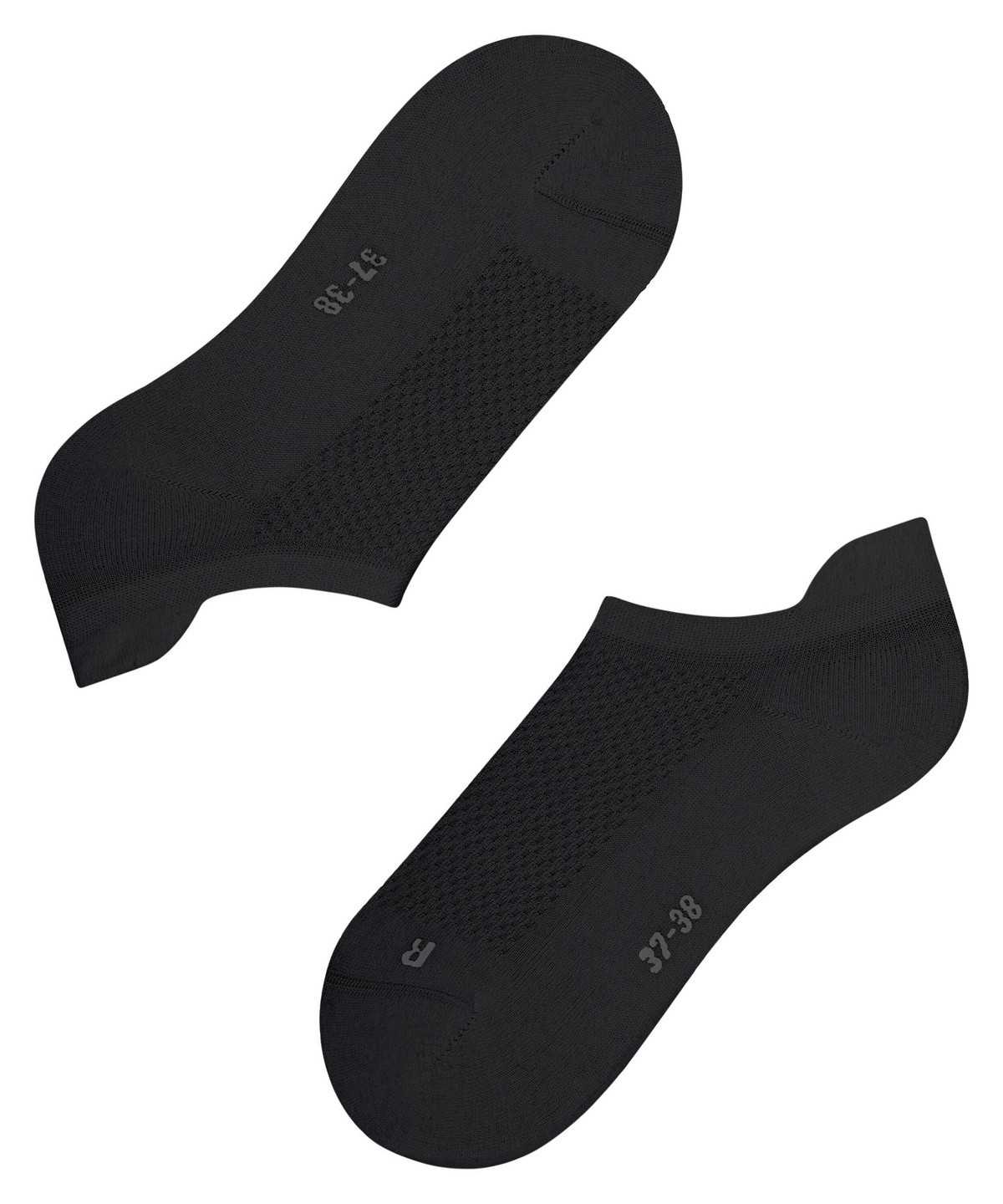 Women Falke Honeycomb Sneaker socks Socks Black | OMTBGH917