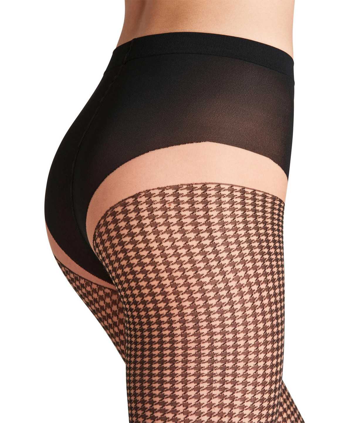 Women Falke Houndstooth 15 DEN Tights Tights Beige | ADZOUK715