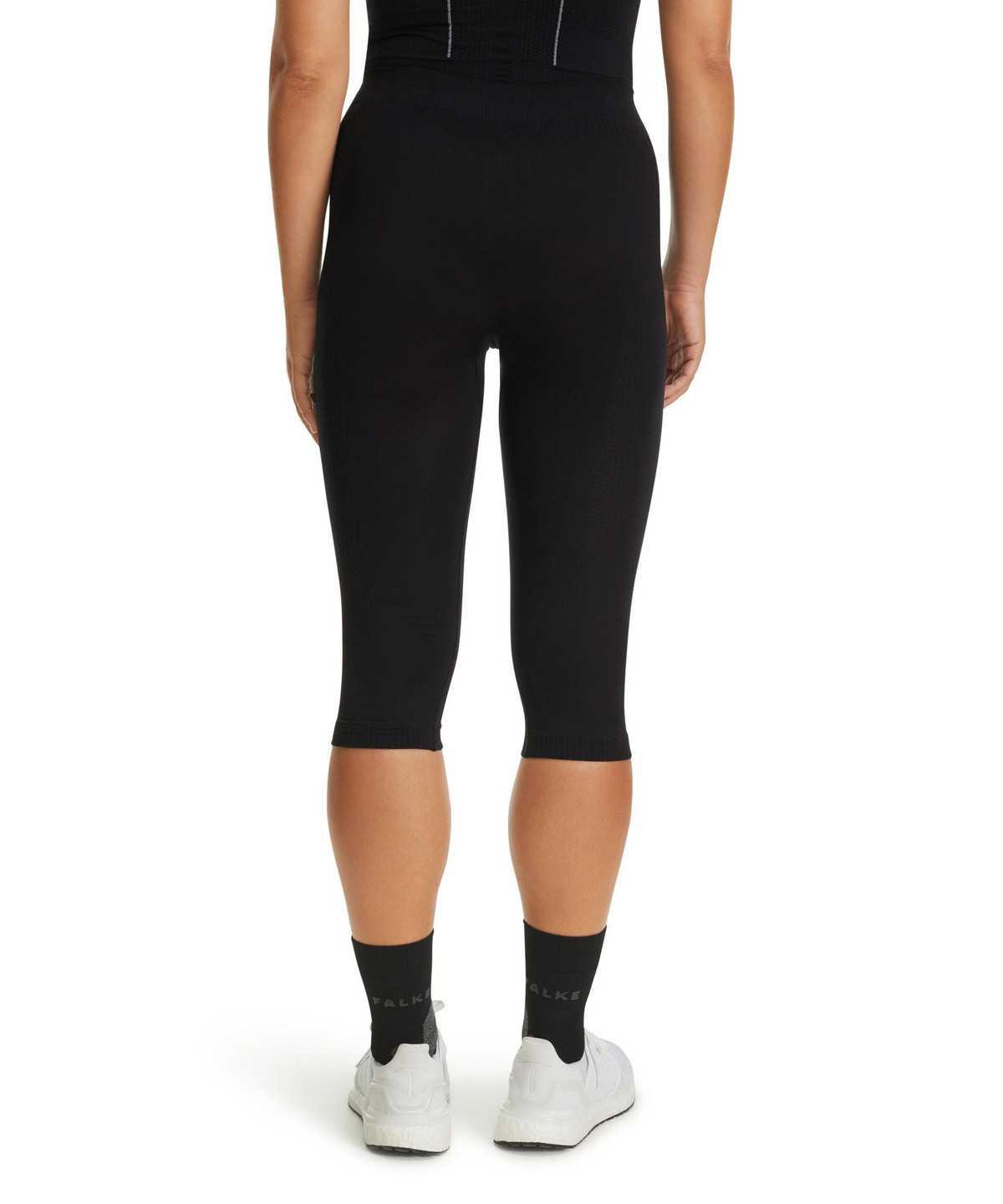 Women Falke Impulse Running Tights Health Tights Black | UCALBY067