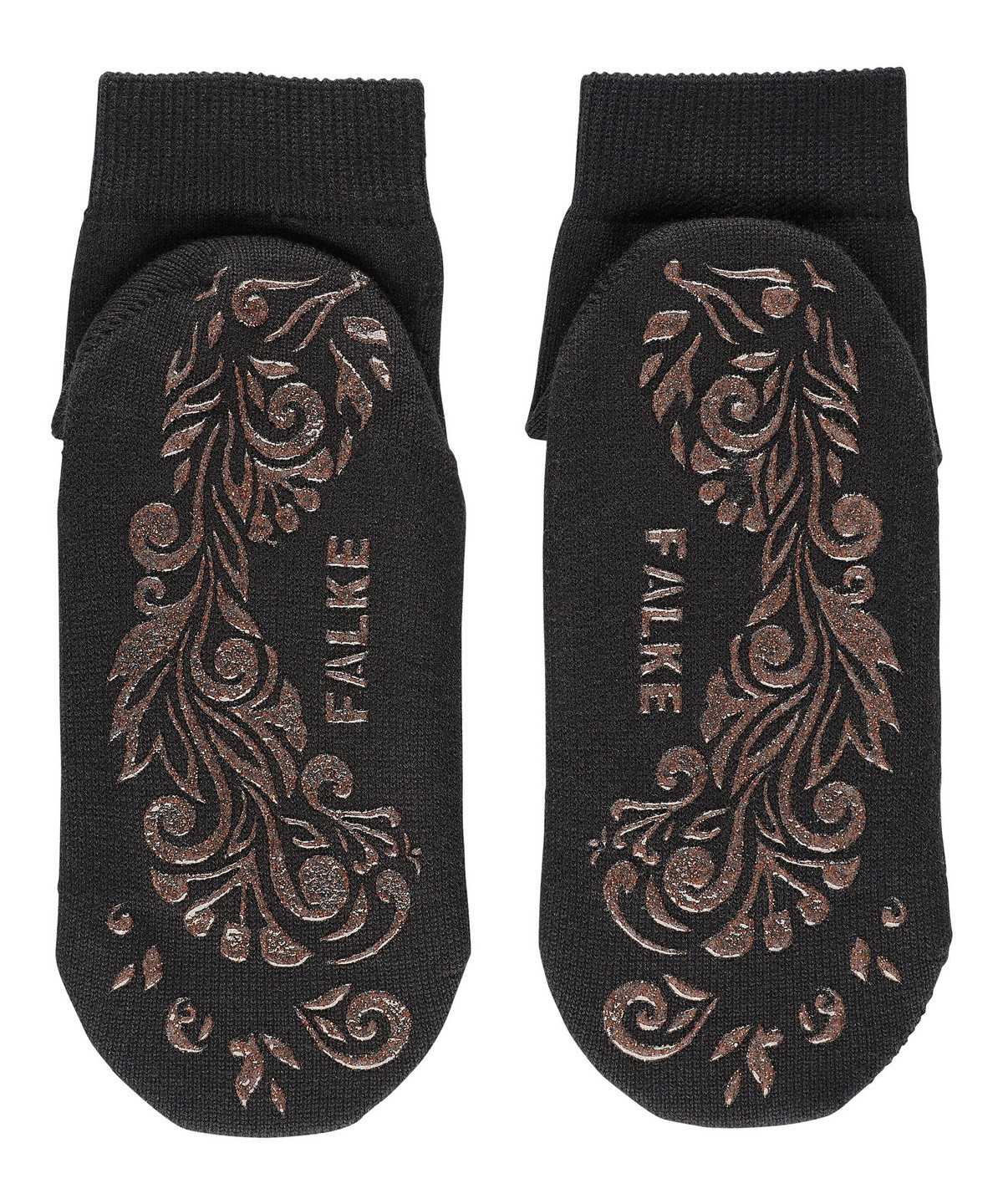 Women Falke Light Cuddle Pads Short sock Socks Black | MSOUWY123