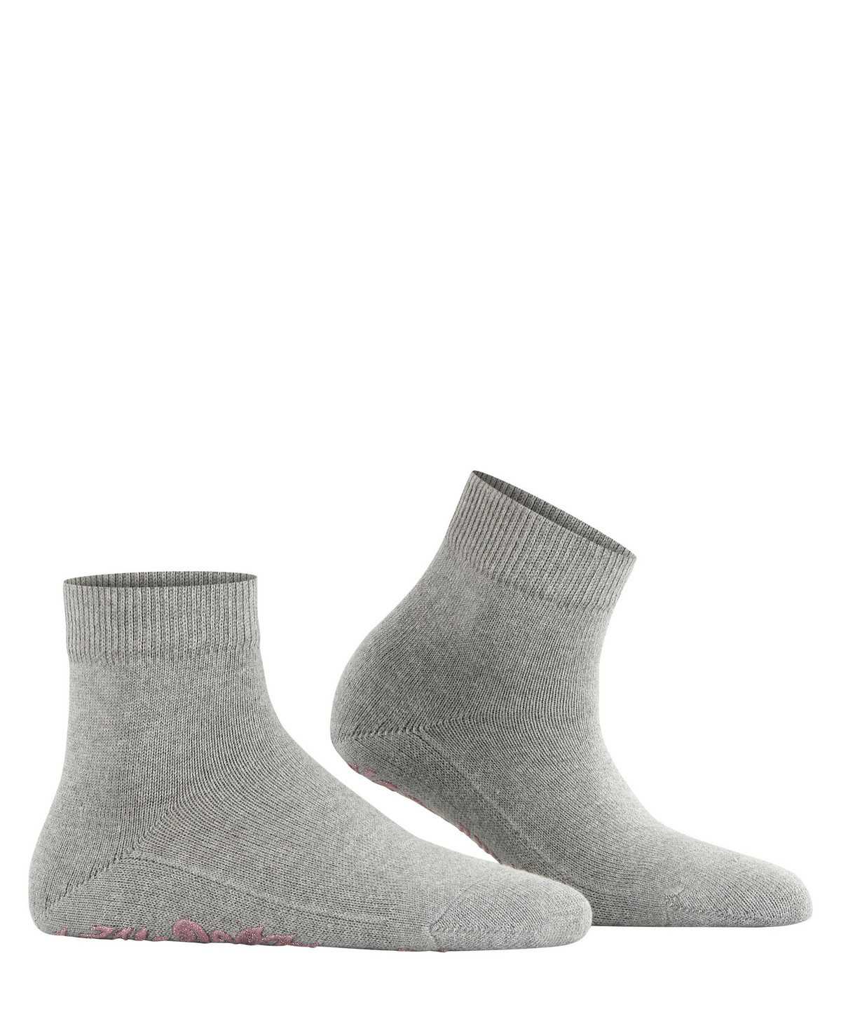 Women Falke Light Cuddle Pads Short sock Socks Grey | FGOTPJ761