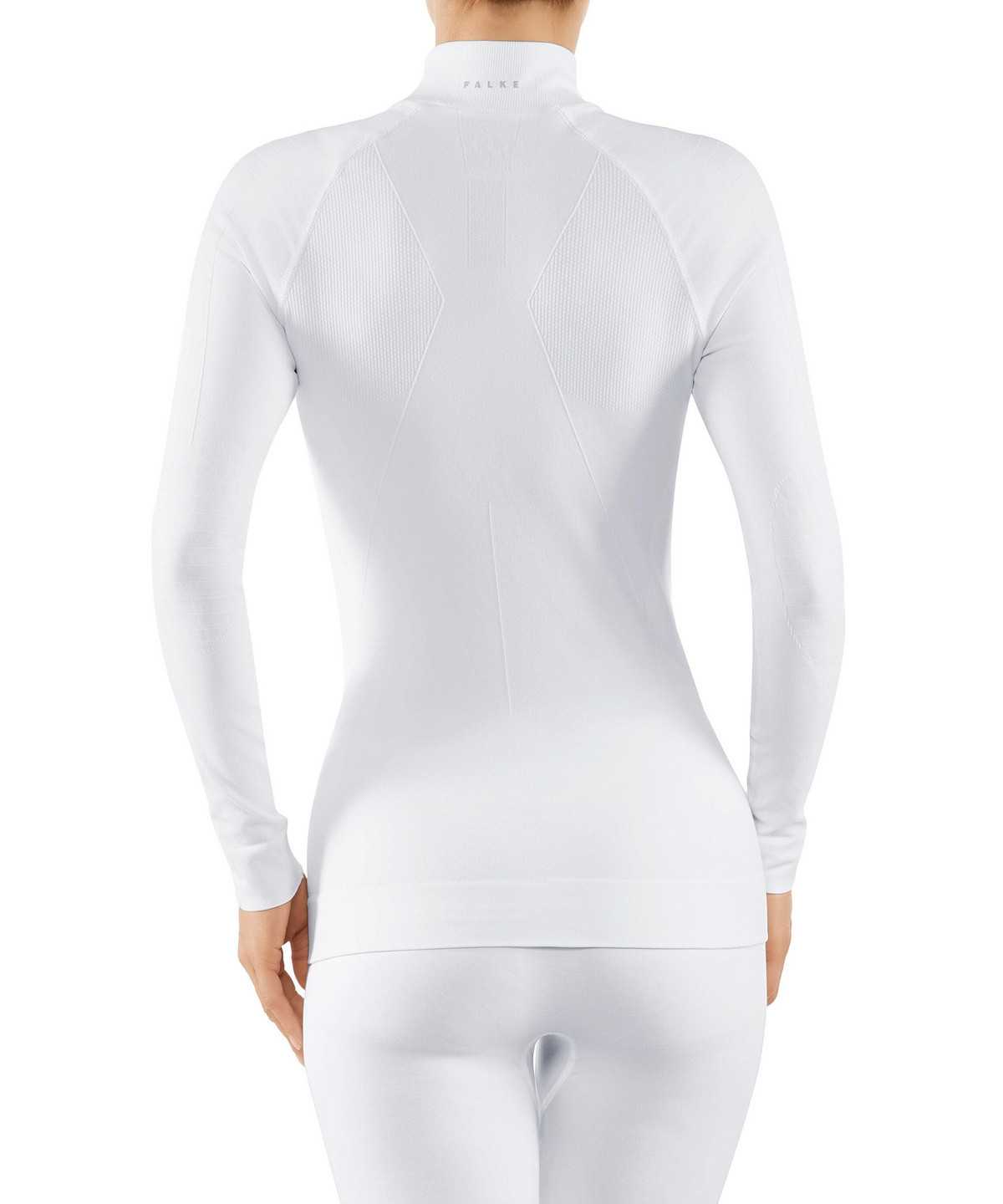 Women Falke Long sleeve shirt Maximum Warm Long Sleeve Shirts White | XIBPCT654