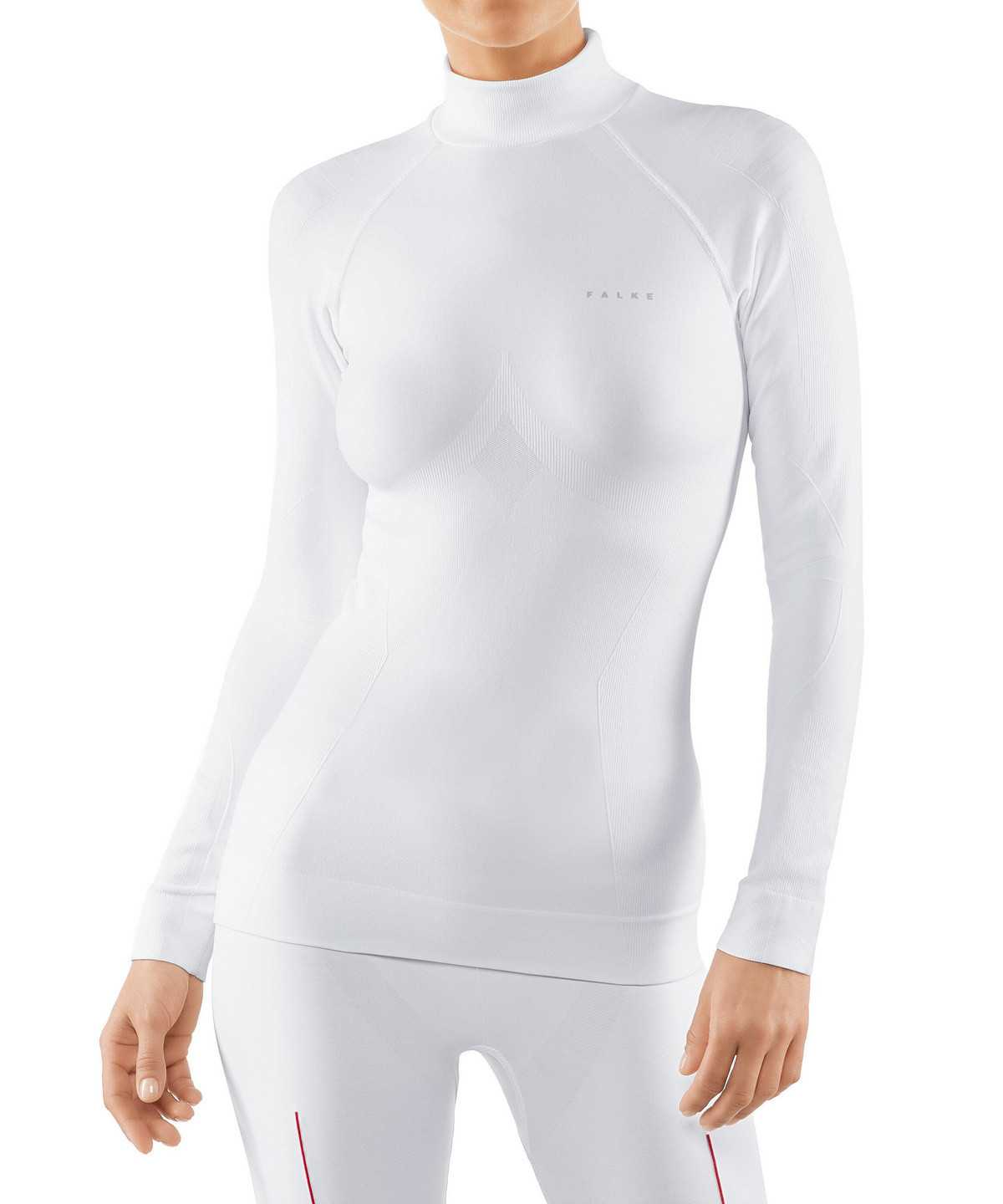 Women Falke Long sleeve shirt Maximum Warm Long Sleeve Shirts White | XIBPCT654