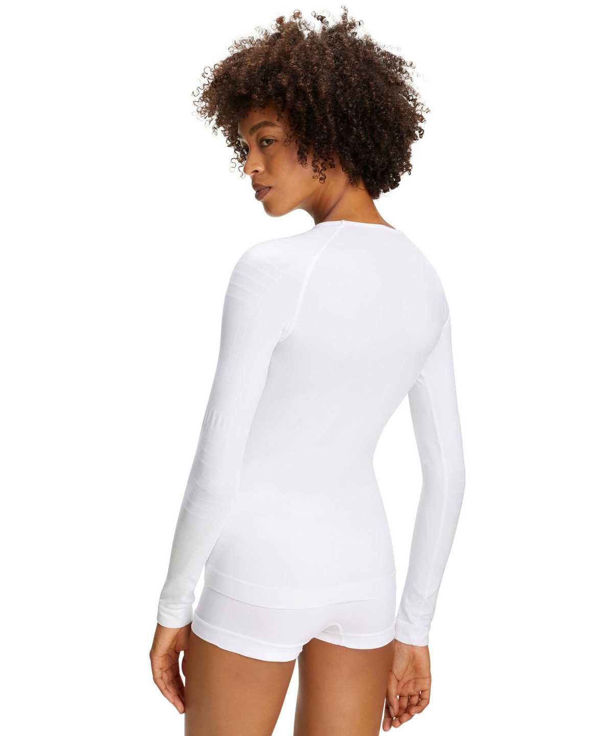 Women Falke Long sleeve shirt Warm Long Sleeve Shirts White | GKTRYP327