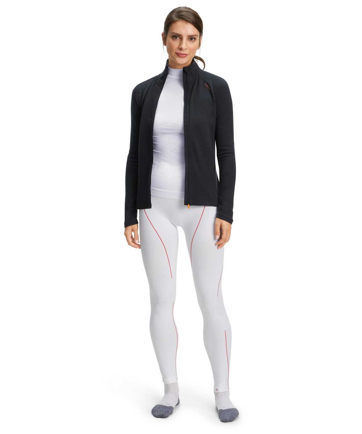 Women Falke Long sleeve shirt Warm Long Sleeve Shirts White | JZOSWF392