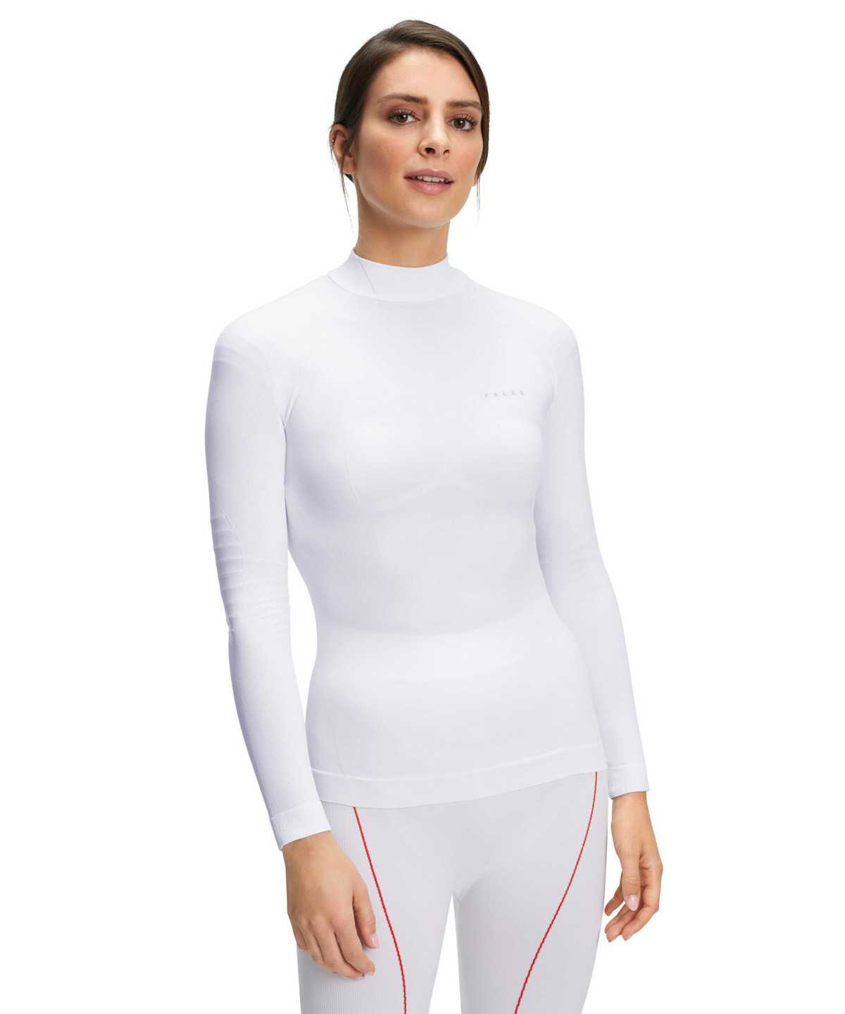 Women Falke Long sleeve shirt Warm Long Sleeve Shirts White | JZOSWF392