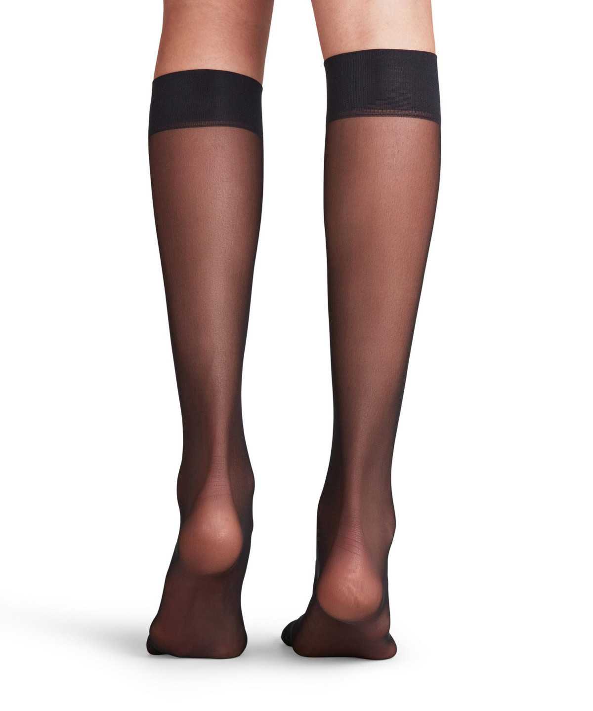 Women Falke Matt Deluxe 20 DEN Knee-high Socks Socks Black | DBLEQU398