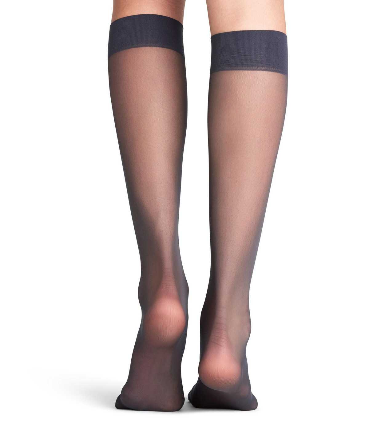 Women Falke Matt Deluxe 20 DEN Knee-high Socks Socks Grey | BIGNET957