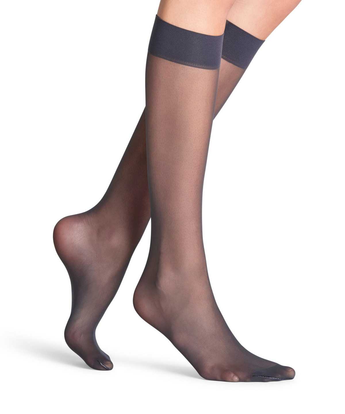 Women Falke Matt Deluxe 20 DEN Knee-high Socks Socks Grey | BIGNET957