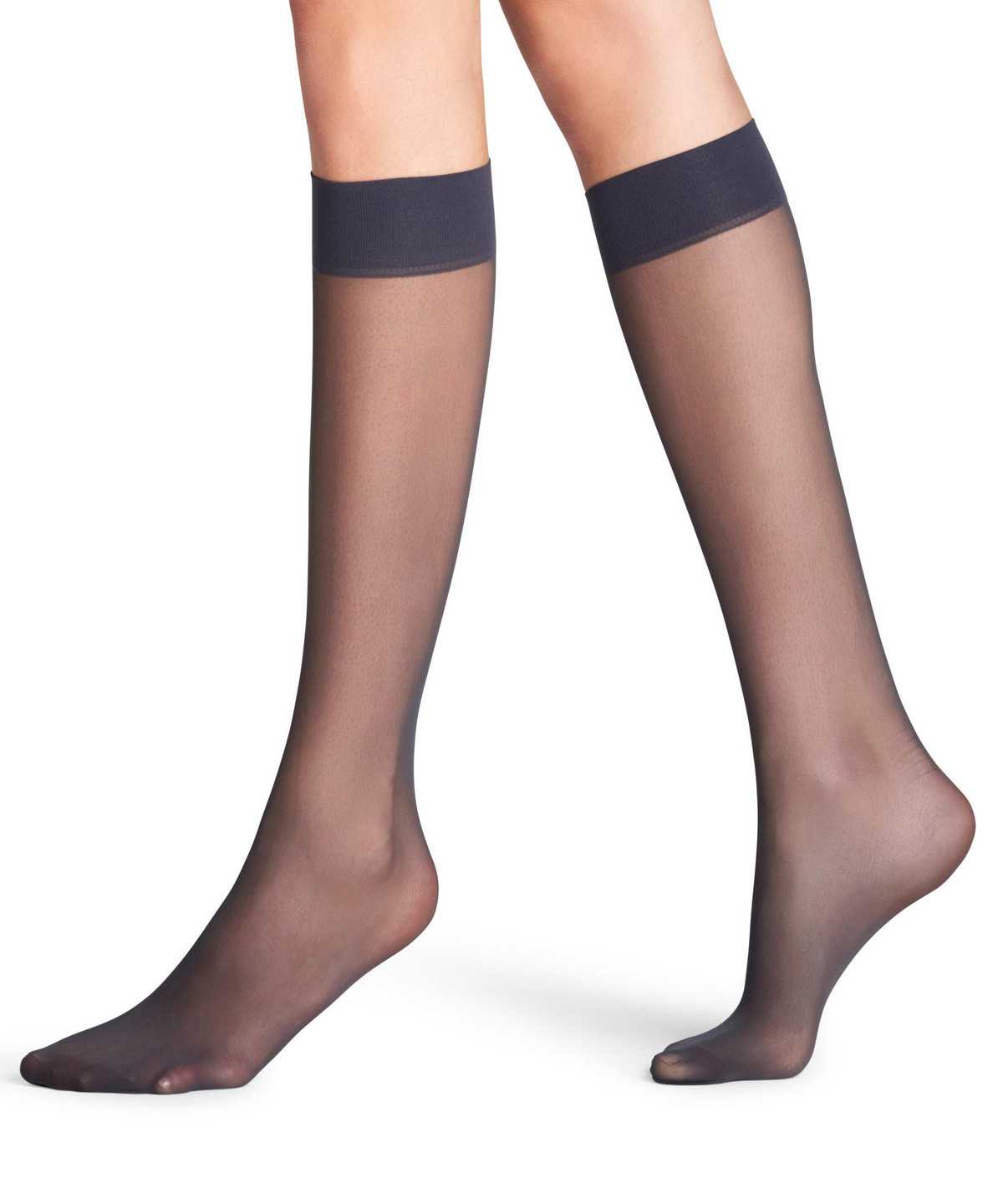 Women Falke Matt Deluxe 20 DEN Knee-high Socks Socks Grey | BIGNET957