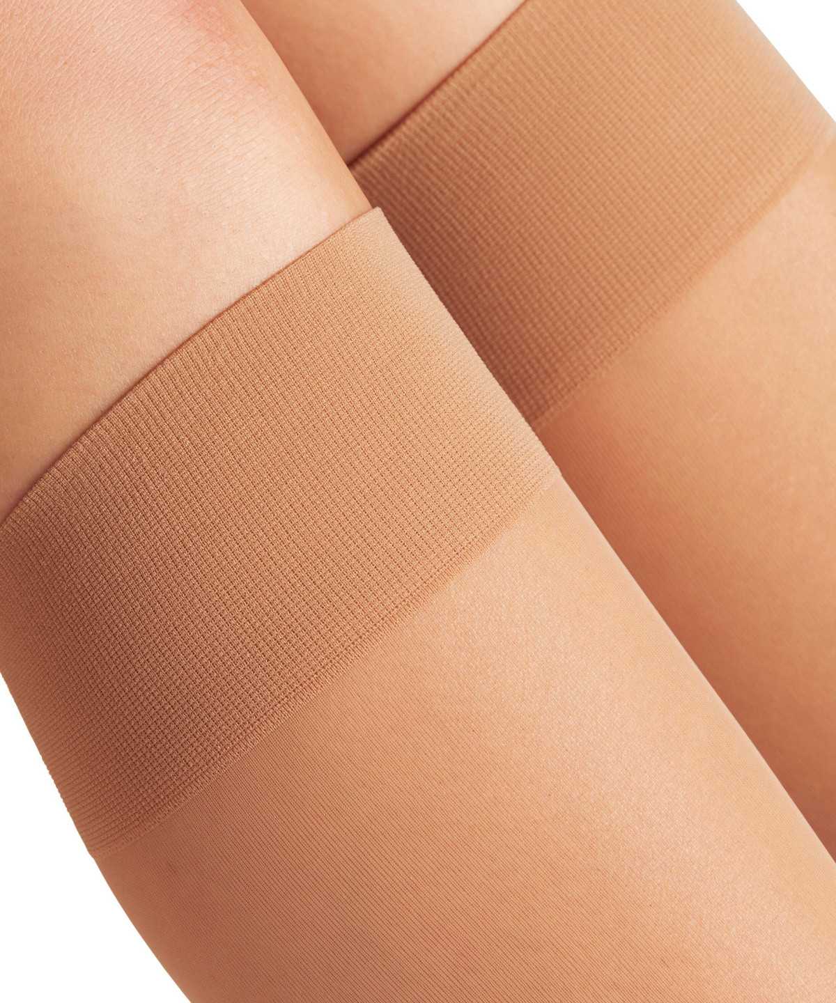 Women Falke Matt Deluxe 20 DEN Knee-high Socks Socks Brown | CGHREU382