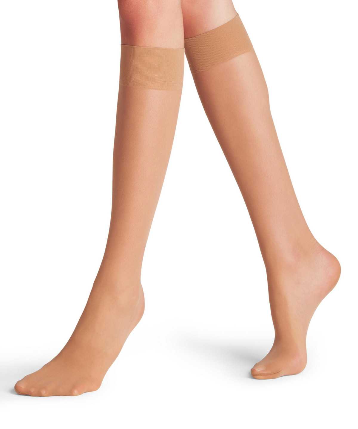 Women Falke Matt Deluxe 20 DEN Knee-high Socks Socks Brown | CGHREU382