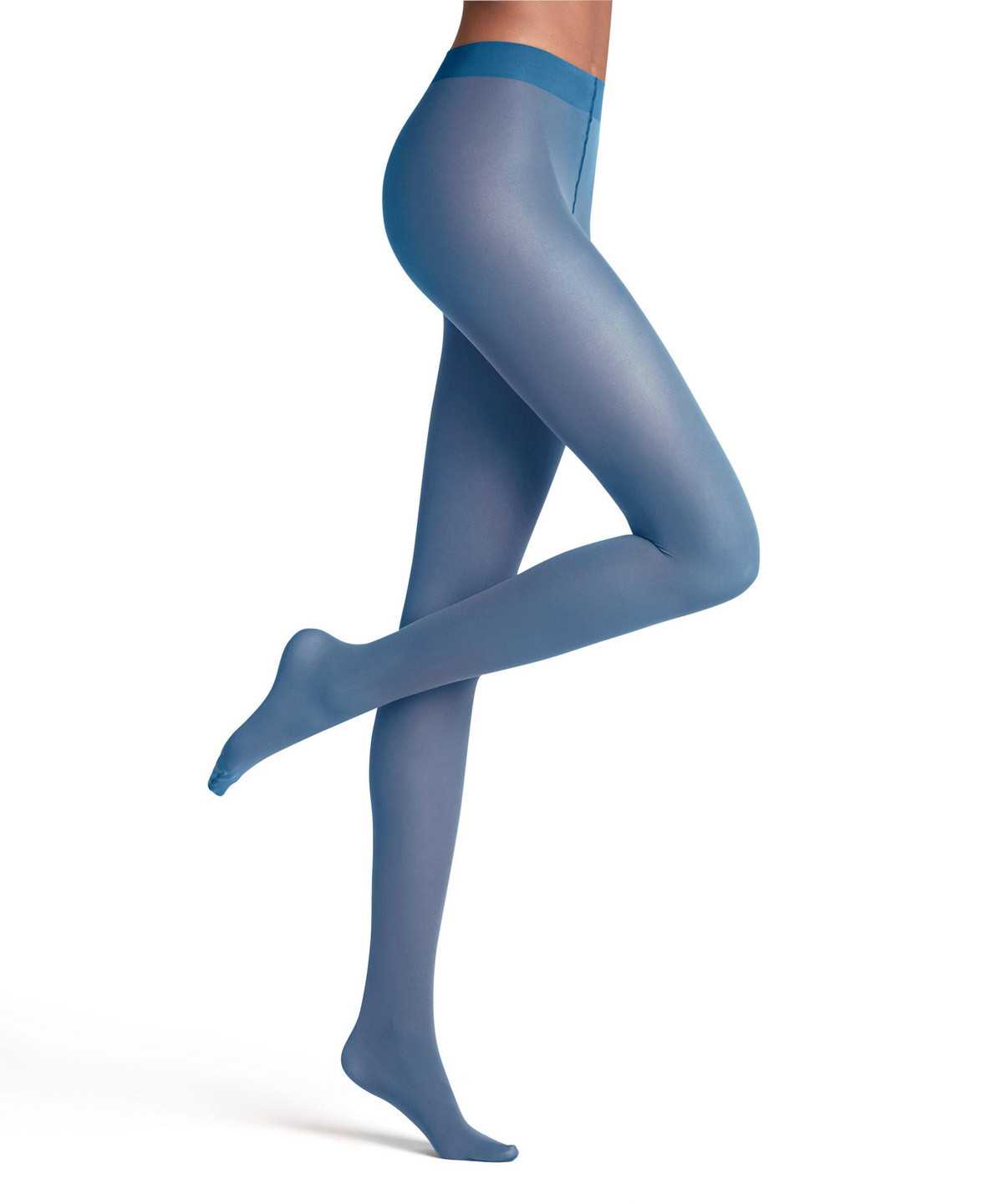 Women Falke Matt Deluxe 30 DEN Tights Tights Blue | AFKPGD814