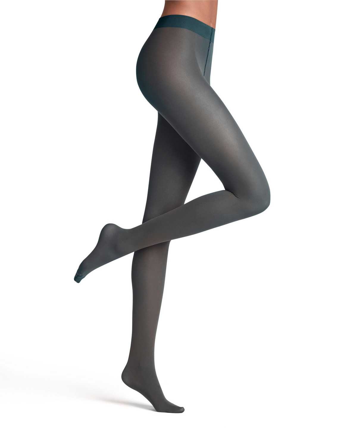 Women Falke Matt Deluxe 30 DEN Tights Tights Green | JYVMTG670