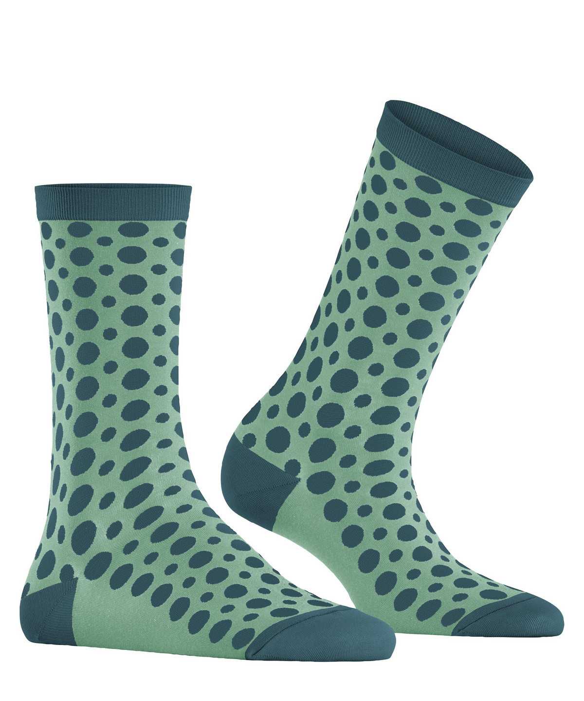 Women Falke Mirage Dot Socks Socks Green | DORXYB904