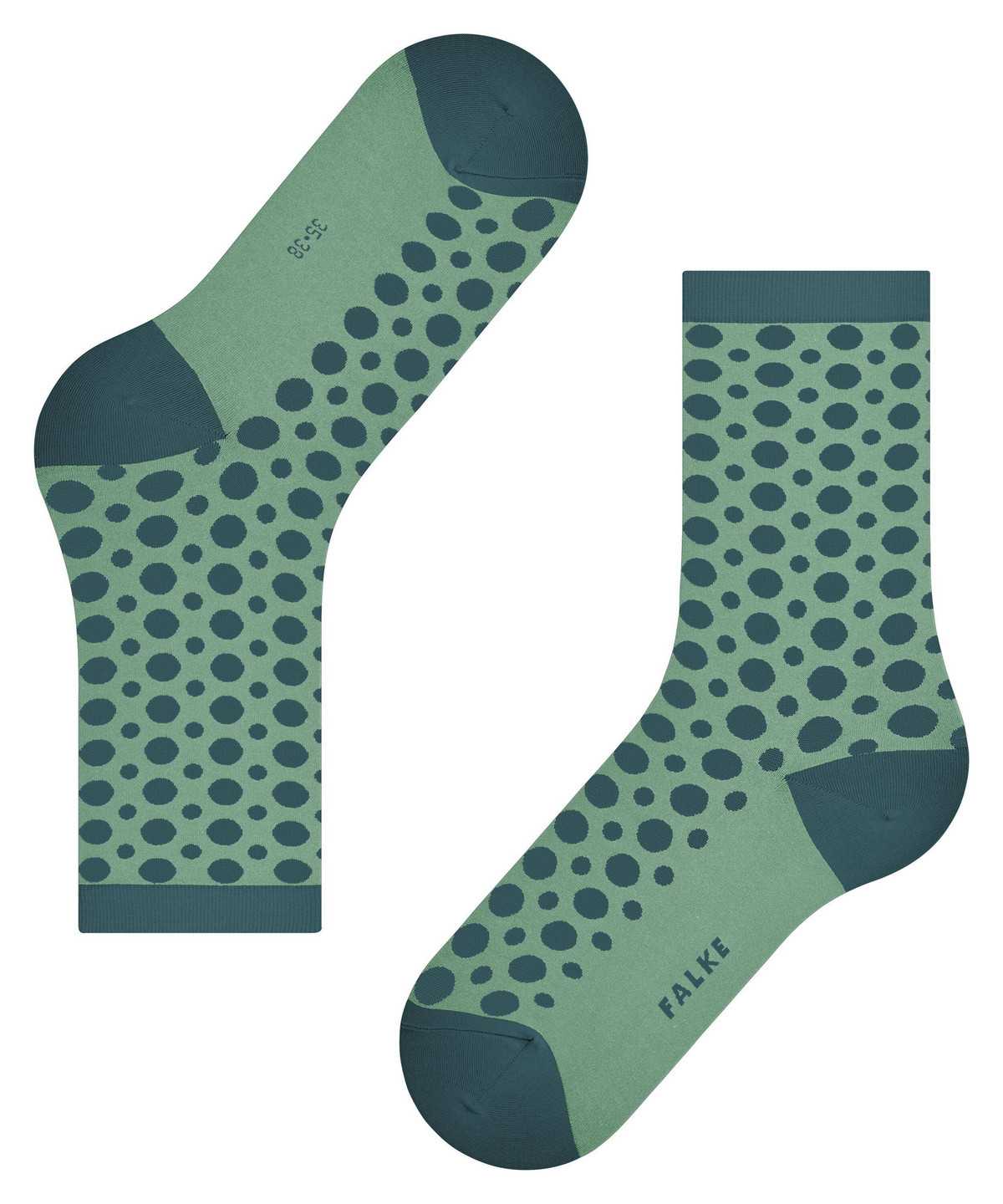 Women Falke Mirage Dot Socks Socks Green | DORXYB904