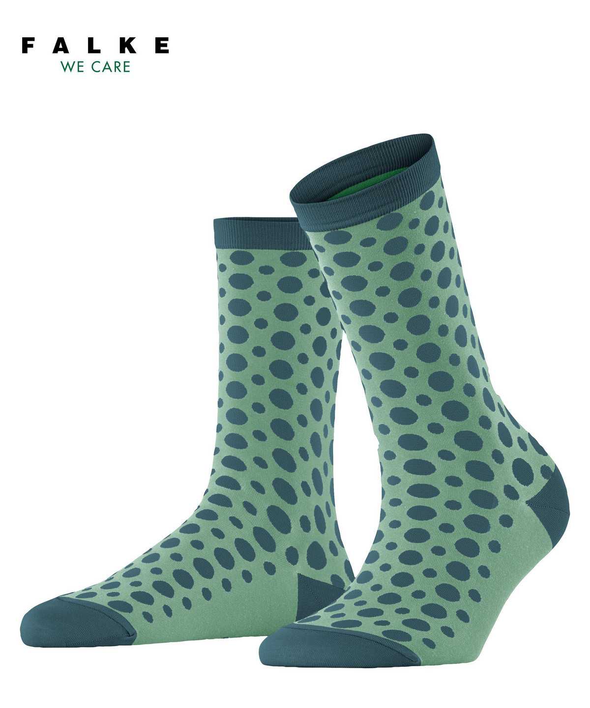 Women Falke Mirage Dot Socks Socks Green | DORXYB904