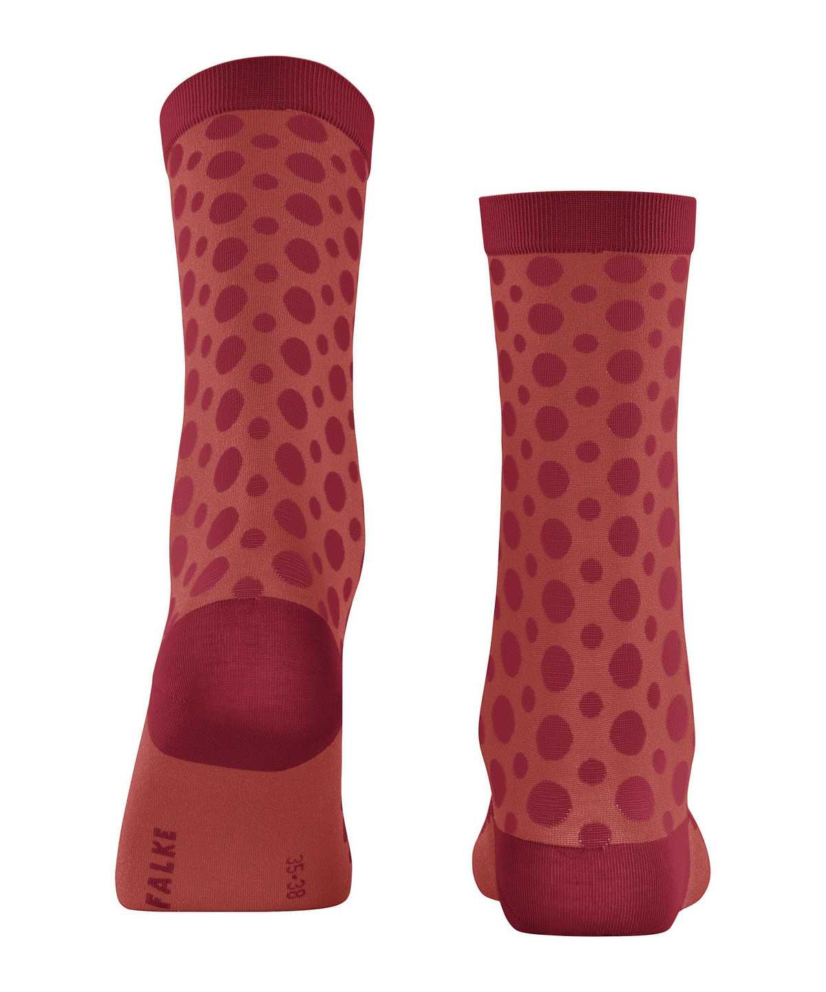 Women Falke Mirage Dot Socks Socks Red | OUVFCY017