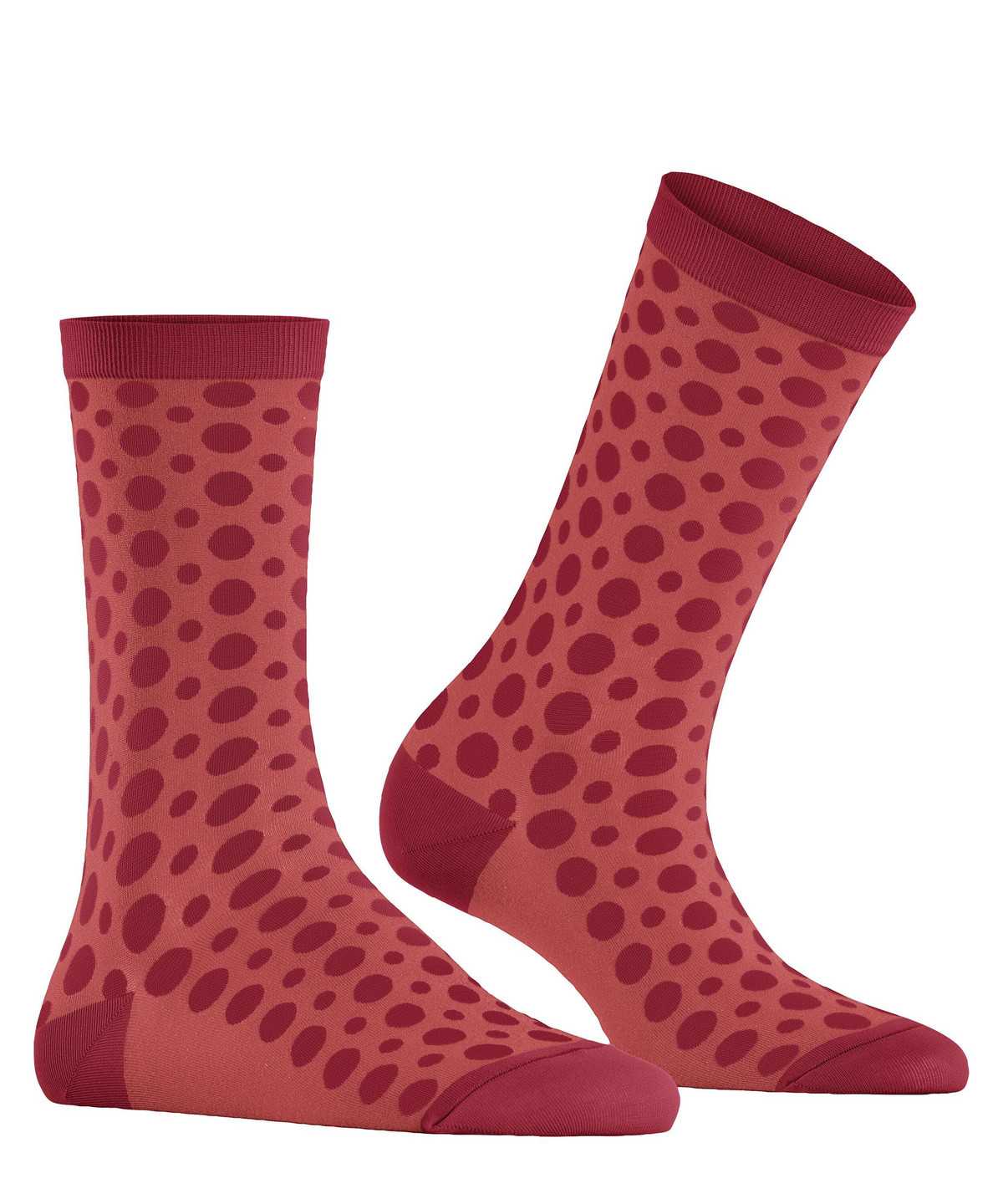 Women Falke Mirage Dot Socks Socks Red | OUVFCY017