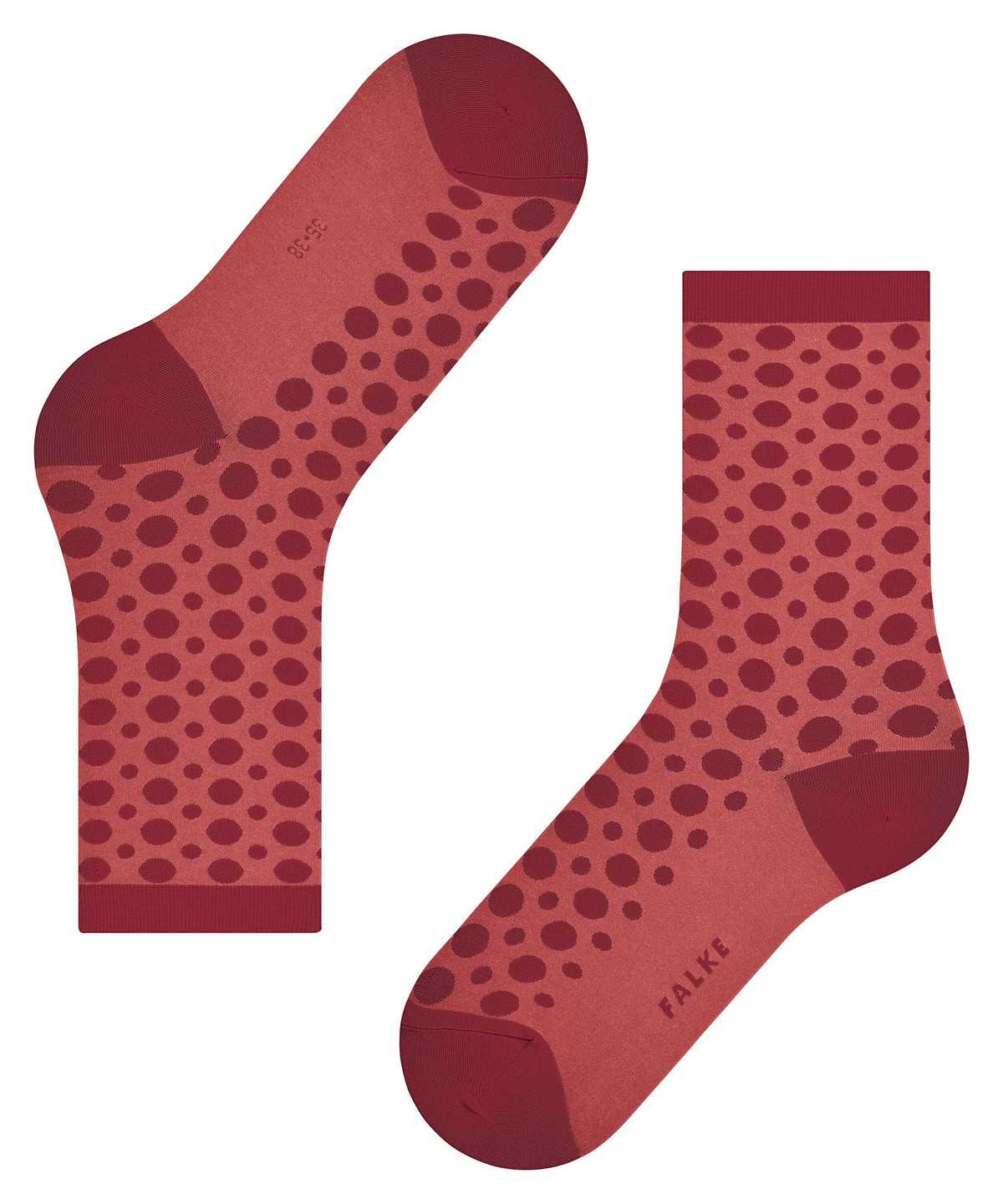 Women Falke Mirage Dot Socks Socks Red | OUVFCY017