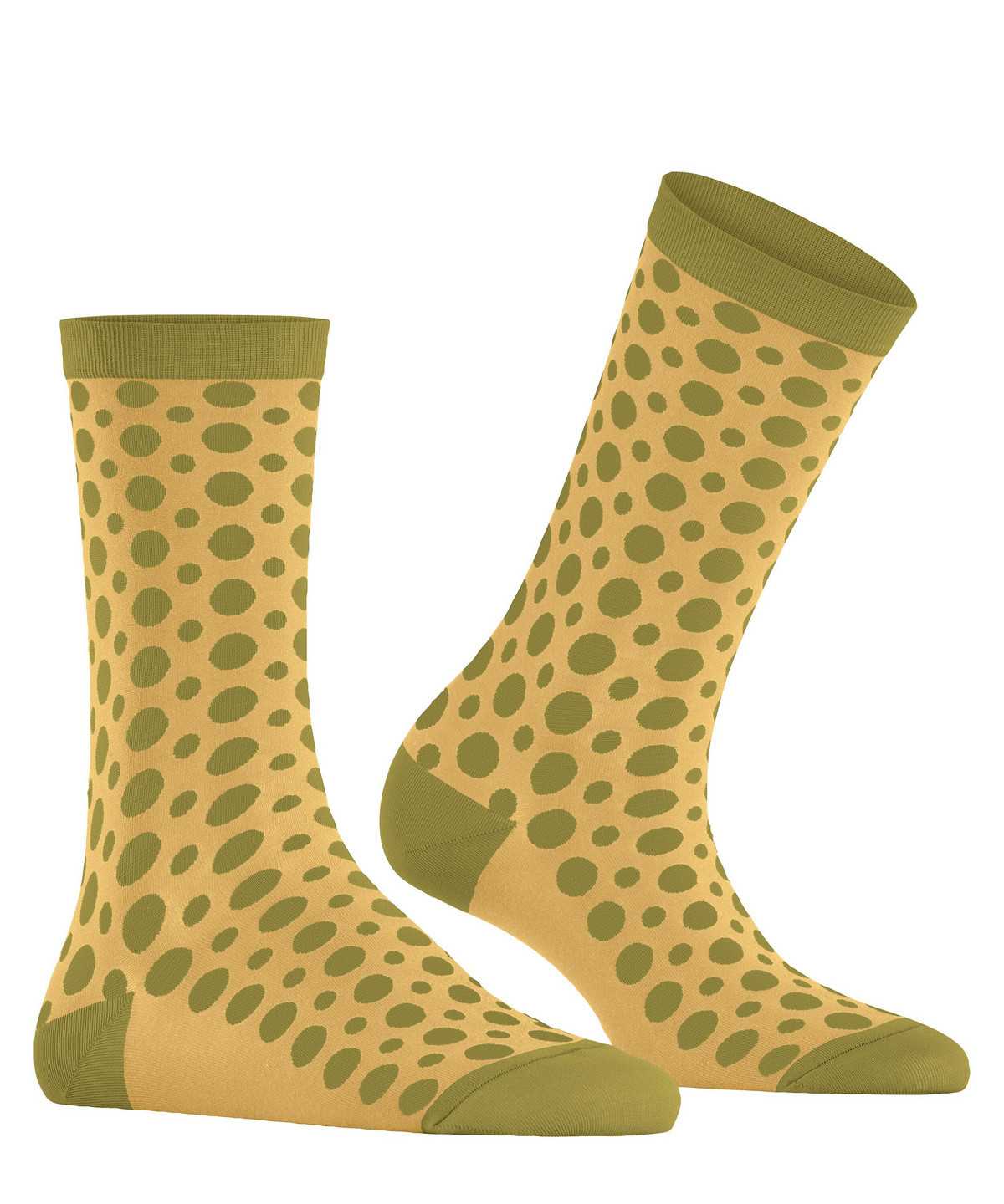 Women Falke Mirage Dot Socks Socks Yellow | QNGXZS275