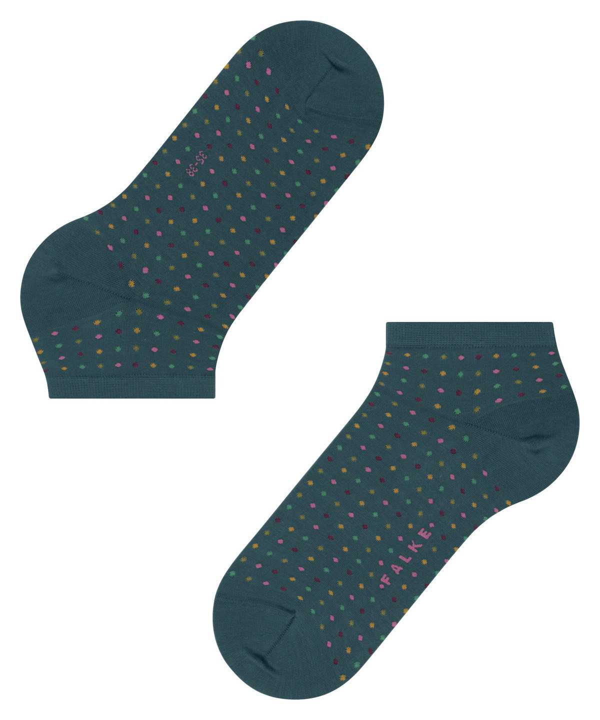 Women Falke Multispot Sneaker socks Socks Green | QJWLTO031