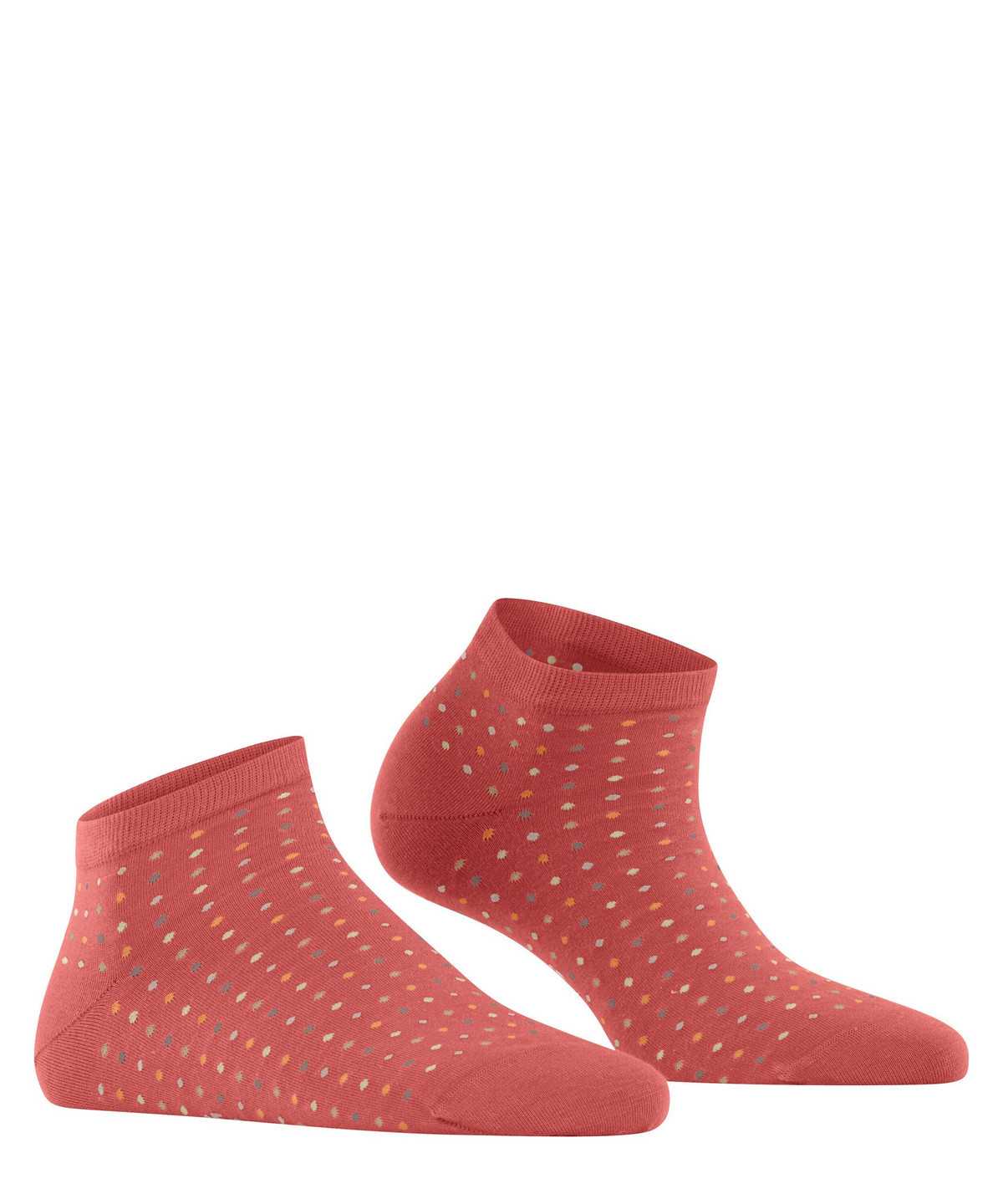 Women Falke Multispot Sneaker socks Socks Red | BUJAFM596