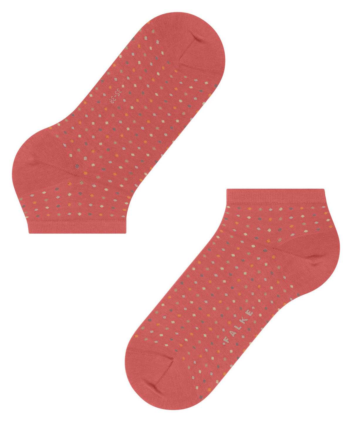 Women Falke Multispot Sneaker socks Socks Red | BUJAFM596