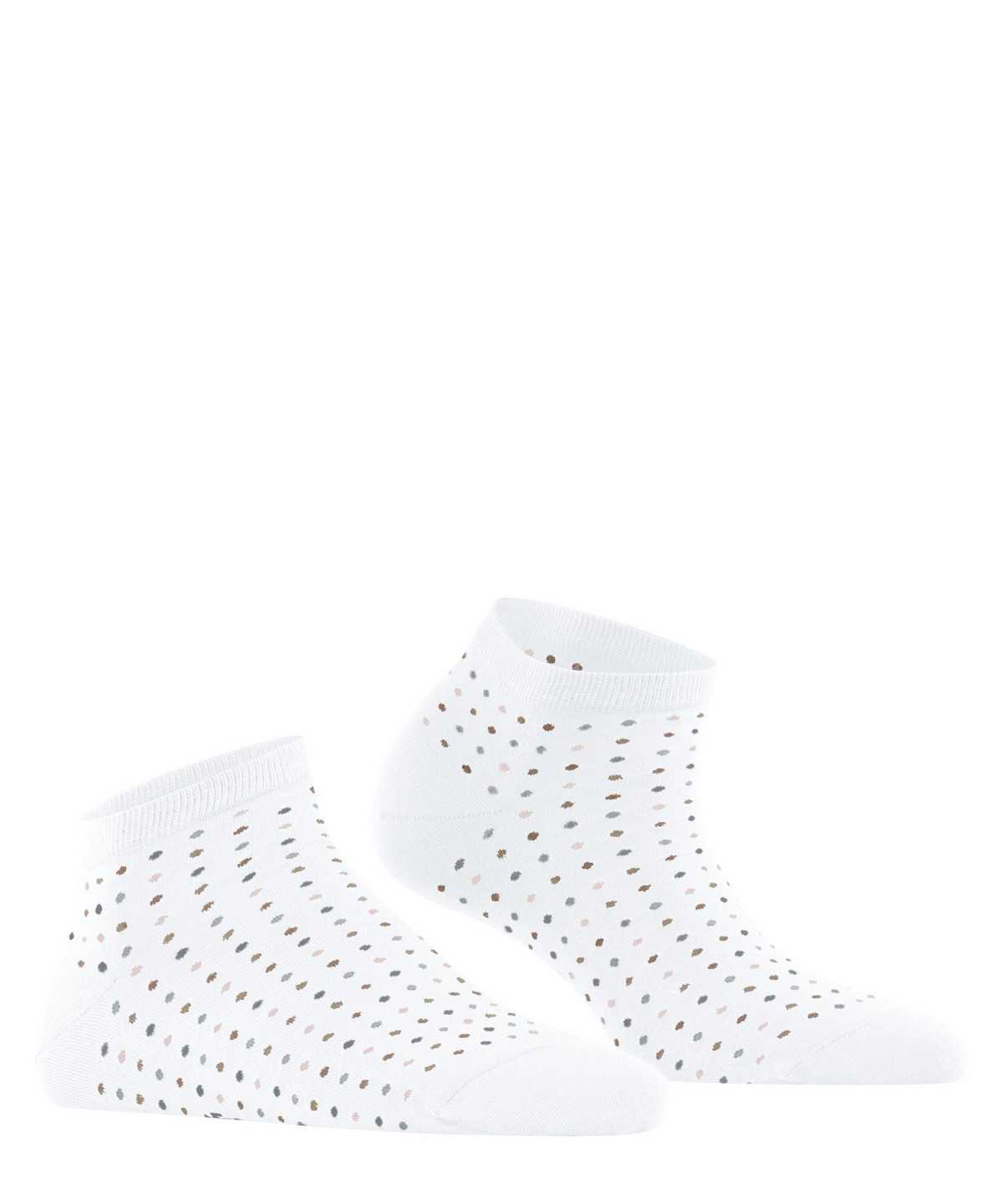 Women Falke Multispot Sneaker socks Socks White | DVZUCM480