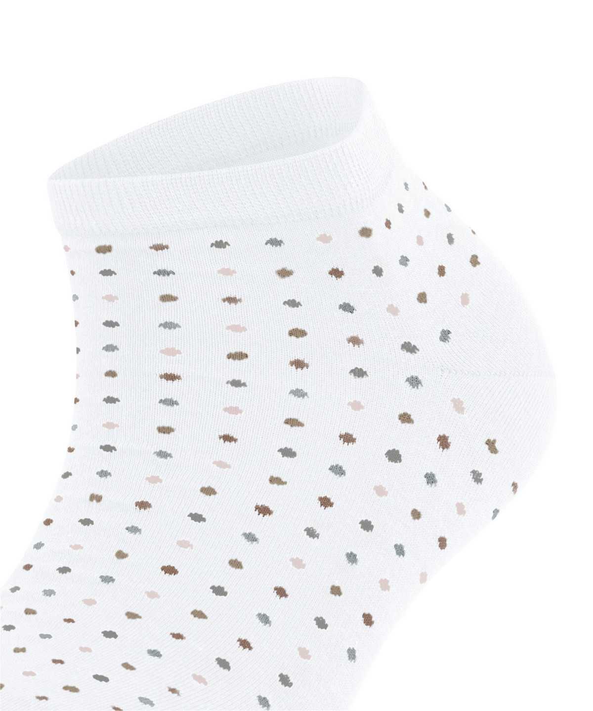 Women Falke Multispot Sneaker socks Socks White | DVZUCM480