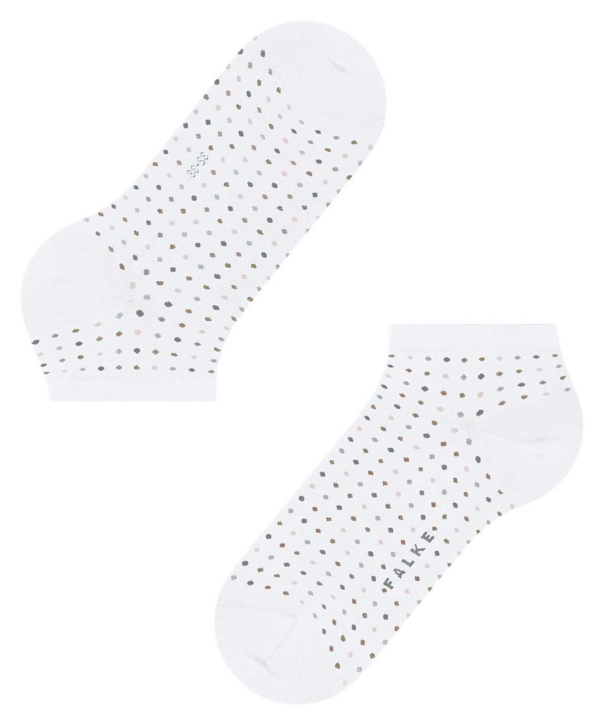 Women Falke Multispot Sneaker socks Socks White | DVZUCM480