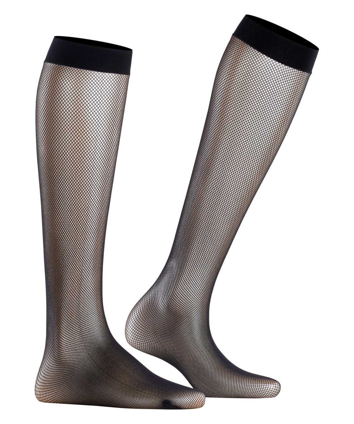 Women Falke Net Knee-high Socks Socks Black | UIDHKT043