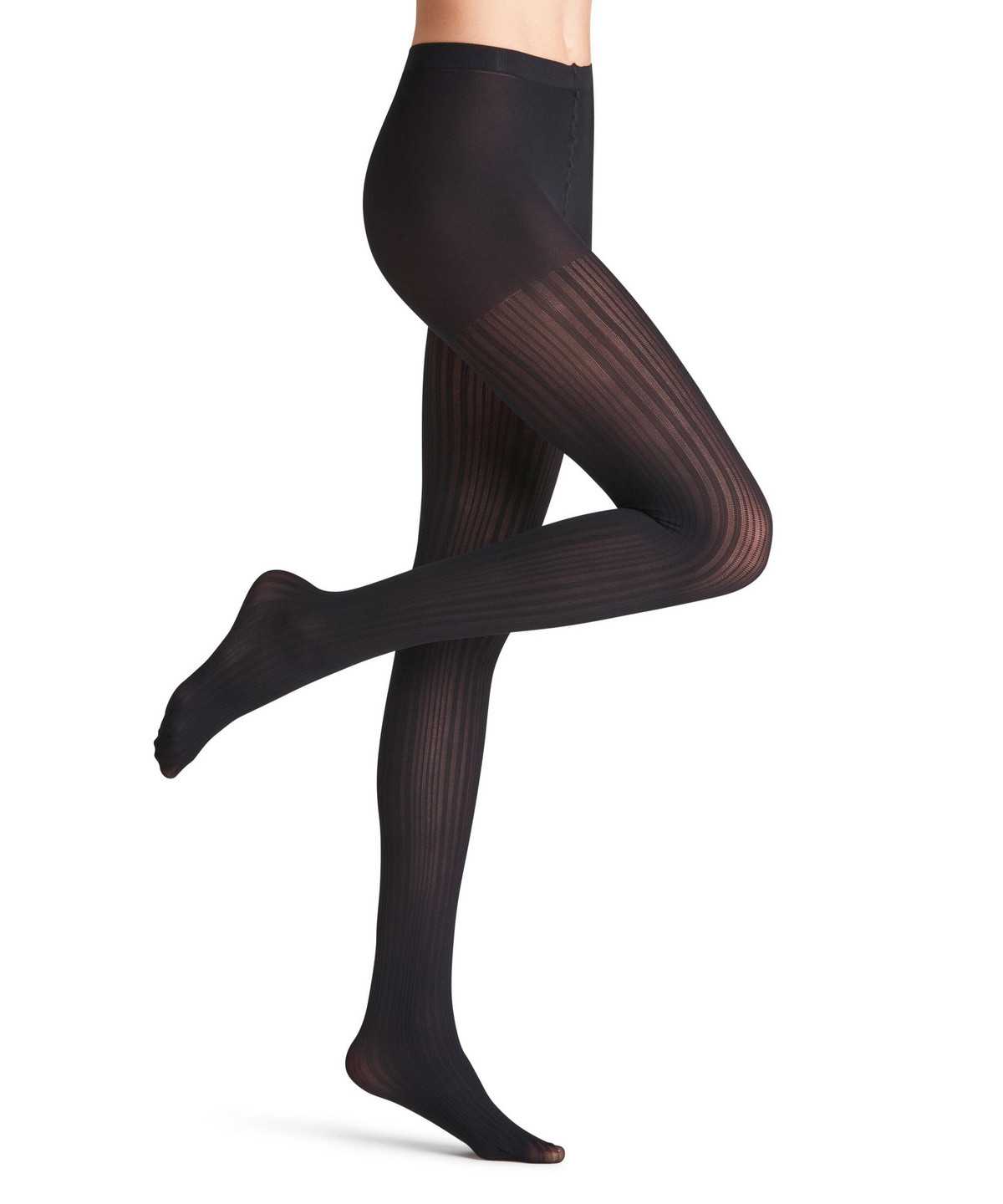 Women Falke Prime Rib 60 DEN Tights Tights Black | QDJBTA196