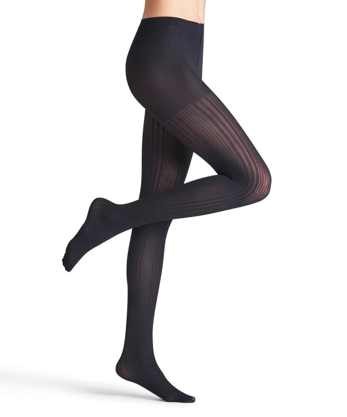 Women Falke Prime Rib 60 DEN Tights Tights Blue | GKIPBY708